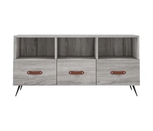 Tv Skapītis, Pelēka Ozolkoka, 102X36X50 Cm, Inženierijas Koks Vidaxl