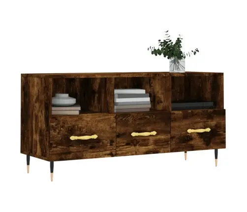 Tv Skapītis, Ozolkoka Krāsa, 102X36X50 Cm, Inženierijas Koks Vidaxl