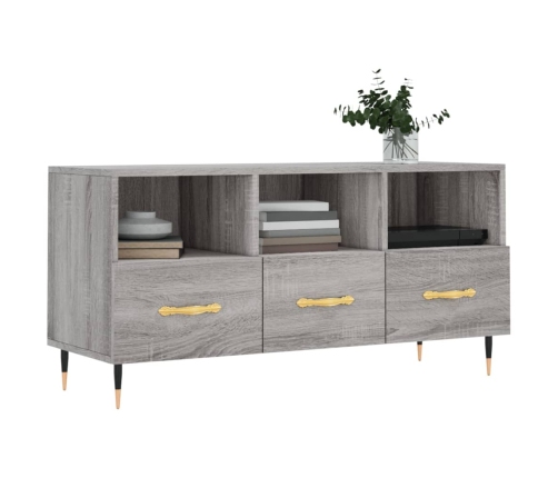 Tv Skapītis, Pelēka Ozolkoka, 102X36X50 Cm, Inženierijas Koks Vidaxl