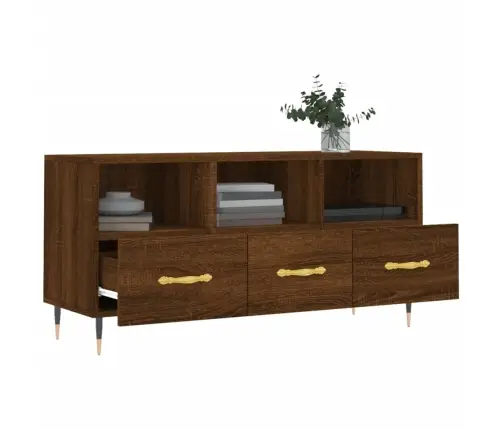 Tv Skapītis, Ozolkoka Krāsa, 102X36X50 Cm, Inženierijas Koks Vidaxl
