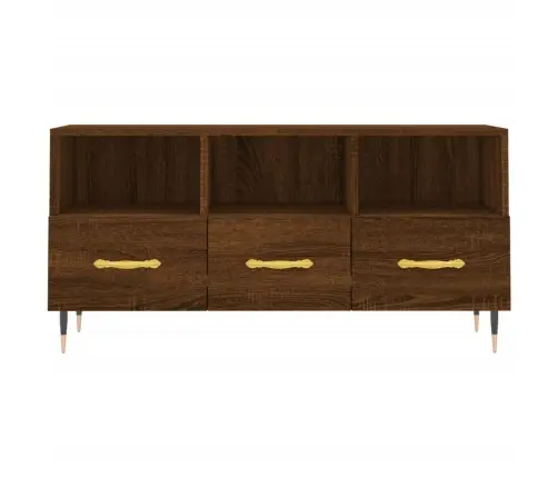 Tv Skapītis, Ozolkoka Krāsa, 102X36X50 Cm, Inženierijas Koks Vidaxl