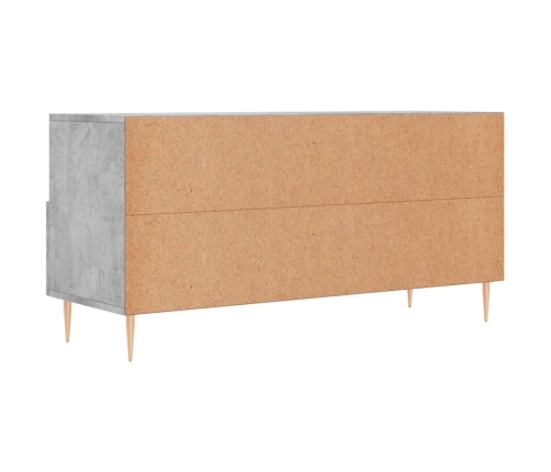 Tv Skapītis, Betona Pelēks, 102X36X50 Cm, Inženierijas Koks Vidaxl