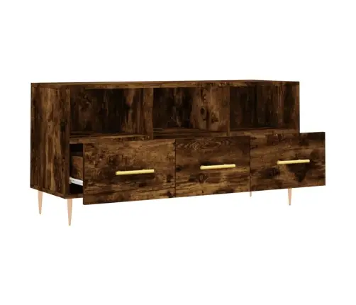 Tv Skapītis, Ozolkoka Krāsa, 102X36X50 Cm, Inženierijas Koks Vidaxl