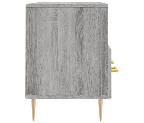 Televizoriaus Spintelė, Pilka Ąžuolo, 102X36X50cm Mediena Televizoriaus Spintelė, Pilka Ąžuolo, 102X36X50cm Mediena