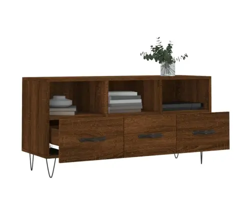 Tv Skapītis, Ozolkoka Krāsa, 102X36X50 Cm, Inženierijas Koks Vidaxl