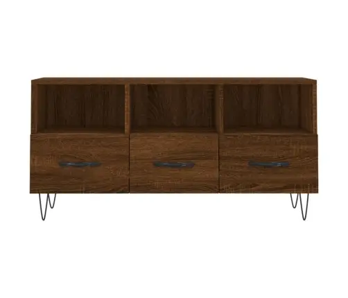 Tv Skapītis, Ozolkoka Krāsa, 102X36X50 Cm, Inženierijas Koks Vidaxl