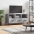 Tv Skapītis, Betona Pelēks, 102X36X50 Cm, Inženierijas Koks Vidaxl