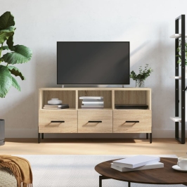 Televizoriaus Spintelė, Ąžuolo, 102X36X50cm Apdirbta Mediena