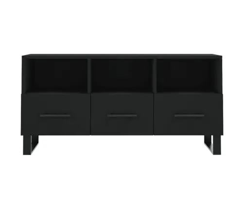 Tv Skapītis, Melns, 102X36X50 Cm, Inženierijas Koks Vidaxl