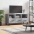 Tv Skapītis, Betona Pelēks, 102X36X50 Cm, Inženierijas Koks Vidaxl