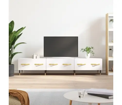 Tv Skapītis, Balts, 150X36X30 Cm, Inženierijas Koks Vidaxl