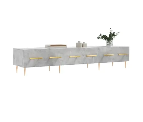 Televizoriaus Spintelė, Betono Pilka, 150X36X30cm Mediena