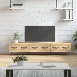 Tv Skapītis, Ozolkoka Krāsa, 150X36X30 Cm, Inženierijas Koks Vidaxl