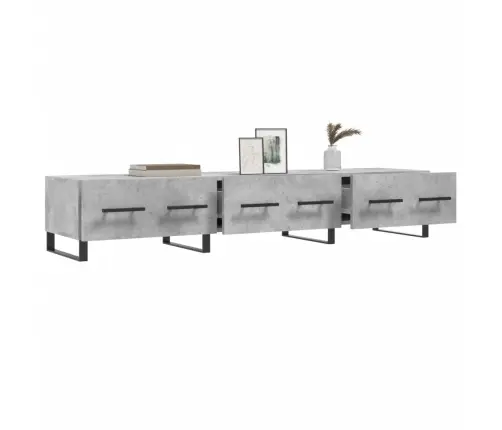 Televizoriaus Spintelė, Betono Pilka, 150X36X30cm Mediena