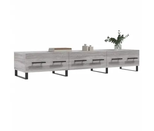 Televizoriaus Spintelė, Pilka Ąžuolo, 150X36X30cm Mediena