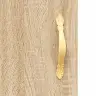 Rakstāmgalds, Ozolkoka Krāsa, 140X50X75 Cm, Inženierijas Koks Vidaxl