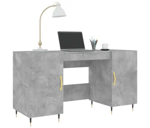 Kirjutuslaud, Betoonhall, 140 X 50 X 75 cm Tehispuit