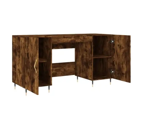 Kirjutuslaud, Suitsutatud Tamm, 140 X 50 X 75 cm Tehispuit