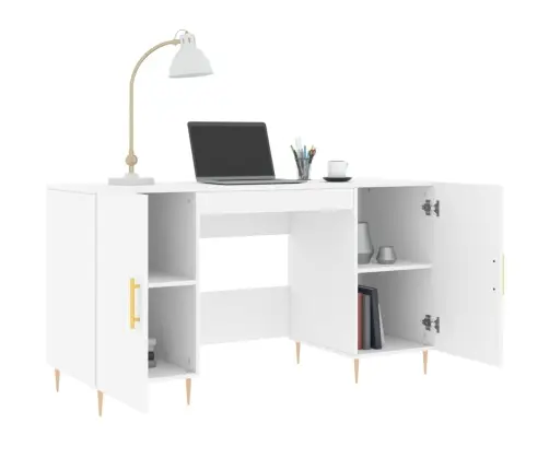 Rakstāmgalds, Balts, 140X50X75 Cm, Inženierijas Koks Vidaxl Rakstāmgalds, Balts, 140X50X75 Cm, Inženierijas Koks Vidaxl