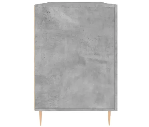 Rakstāmgalds, Betona Pelēks, 140X50X75 Cm, Inženierijas Koks Vidaxl