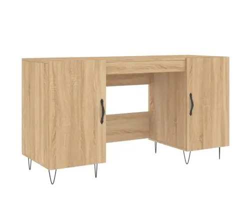 Rakstāmgalds, Ozolkoka Krāsa, 140X50X75 Cm, Inženierijas Koks Vidaxl