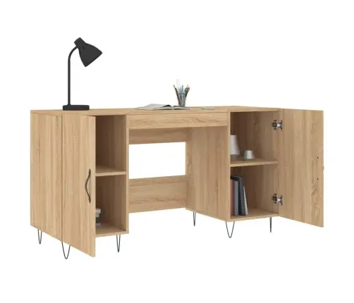 Rakstāmgalds, Ozolkoka Krāsa, 140X50X75 Cm, Inženierijas Koks Vidaxl