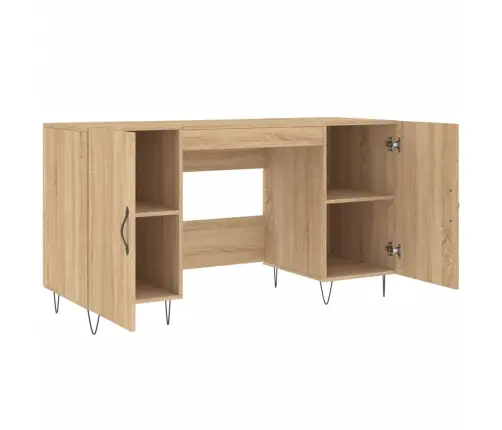 Rakstāmgalds, Ozolkoka Krāsa, 140X50X75 Cm, Inženierijas Koks Vidaxl