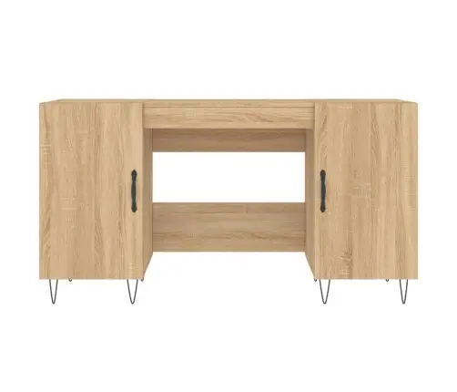 Rakstāmgalds, Ozolkoka Krāsa, 140X50X75 Cm, Inženierijas Koks Vidaxl