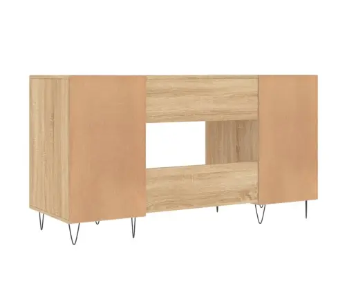 Rakstāmgalds, Ozolkoka Krāsa, 140X50X75 Cm, Inženierijas Koks Vidaxl