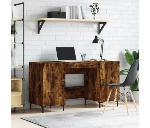 Rakstāmgalds, Ozolkoka Krāsa, 140X50X75 Cm, Inženierijas Koks Vidaxl