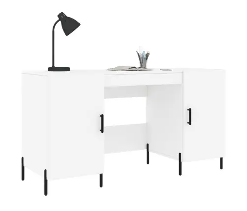 Rakstāmgalds, Balts, 140X50X75 Cm, Inženierijas Koks Vidaxl