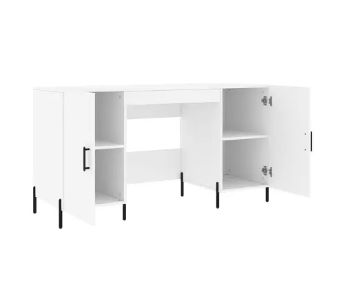 Rakstāmgalds, Balts, 140X50X75 Cm, Inženierijas Koks Vidaxl