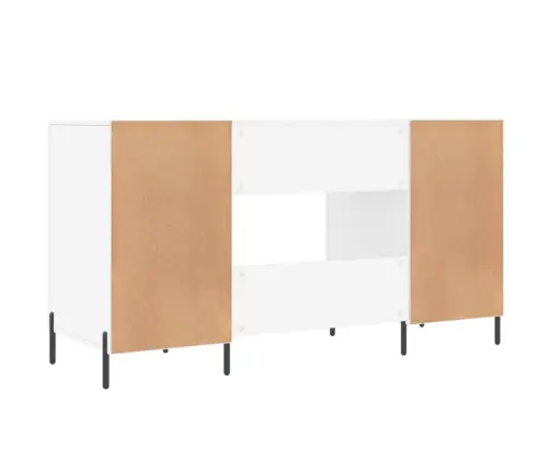 Rakstāmgalds, Balts, 140X50X75 Cm, Inženierijas Koks Vidaxl