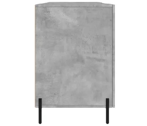 Rašomasis Stalas, Betono Pilkas, 140X50X75cm Apdirbta Mediena