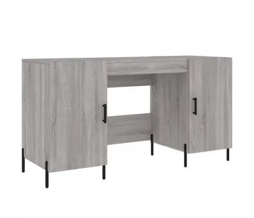 Rašomasis Stalas, Pilkas Ąžuolo, 140X50X75cm Apdirbta Mediena Rašomasis Stalas, Pilkas Ąžuolo, 140X50X75cm Apdirbta Mediena