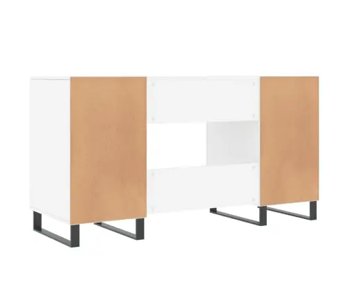 Rakstāmgalds, Balts, 140X50X75 Cm, Inženierijas Koks Vidaxl