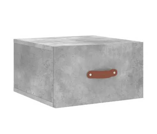 Sienas Naktsskapīši, 2 Gab., Betona Pelēki, 35X35X20 Cm Vidaxl