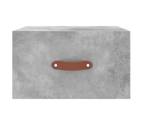 Sienas Naktsskapīši, 2 Gab., Betona Pelēki, 35X35X20 Cm Vidaxl