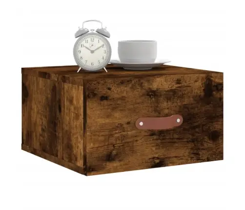 Sienas Naktsskapīši, 2 Gab., Ozolkoka Krāsa, 35X35X20 Cm Vidaxl