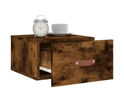 Sienas Naktsskapīši, 2 Gab., Ozolkoka Krāsa, 35X35X20 Cm Vidaxl