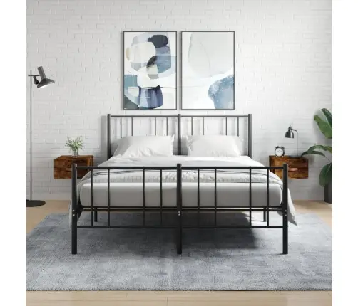 Sienas Naktsskapīši, 2 Gab., Ozolkoka Krāsa, 35X35X20 Cm Vidaxl