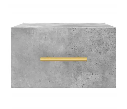 Sienas Naktsskapītis, Betona Pelēks, 35X35X20 Cm Vidaxl