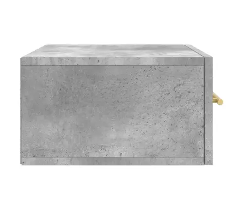 Sienas Naktsskapītis, Betona Pelēks, 35X35X20 Cm Vidaxl