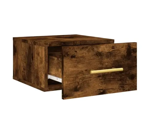 Sieninės Naktinės Spintelės, 2Vnt., Dūminio Ąžuolo, 35X35X20Cm