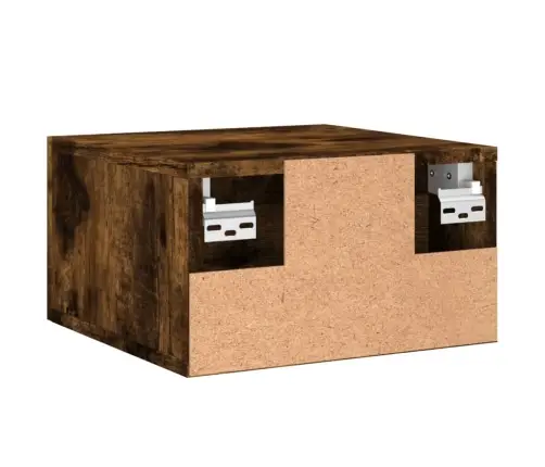 Sieninės Naktinės Spintelės, 2Vnt., Dūminio Ąžuolo, 35X35X20Cm