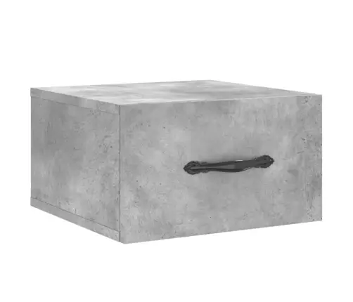 Prie Sienos Montuojama Naktinė Spintelė, Betono, 35X35X20Cm