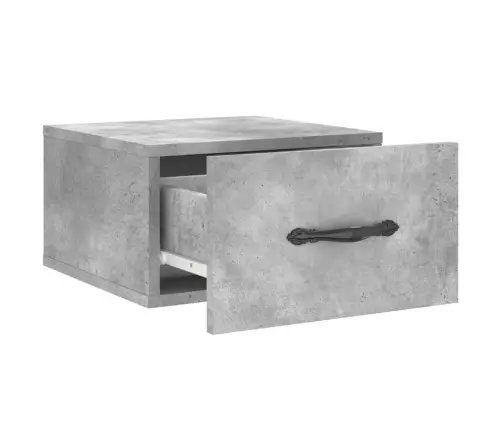 Prie Sienos Montuojama Naktinė Spintelė, Betono, 35X35X20Cm