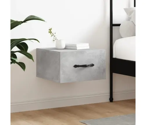 Prie Sienos Montuojama Naktinė Spintelė, Betono, 35X35X20Cm