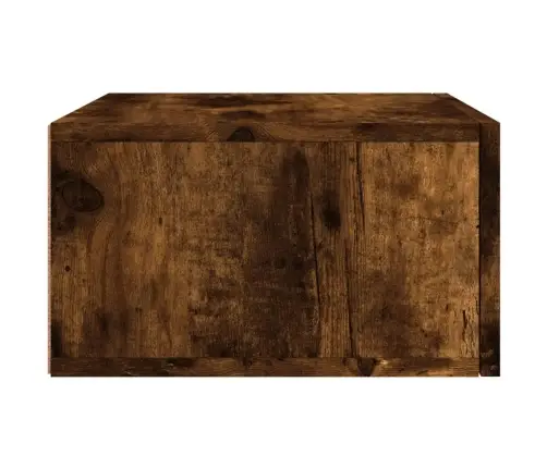 Sienas Naktsskapītis, Ozolkoka Krāsa, 35X35X20 Cm Vidaxl