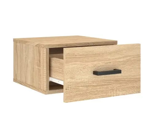 Sienas Naktsskapīši, 2 Gab., Ozolkoka Krāsa, 35X35X20 Cm Vidaxl